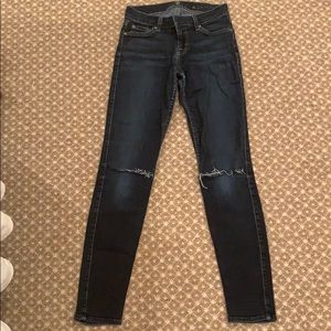 7 for all mankind size 26 denim jeans